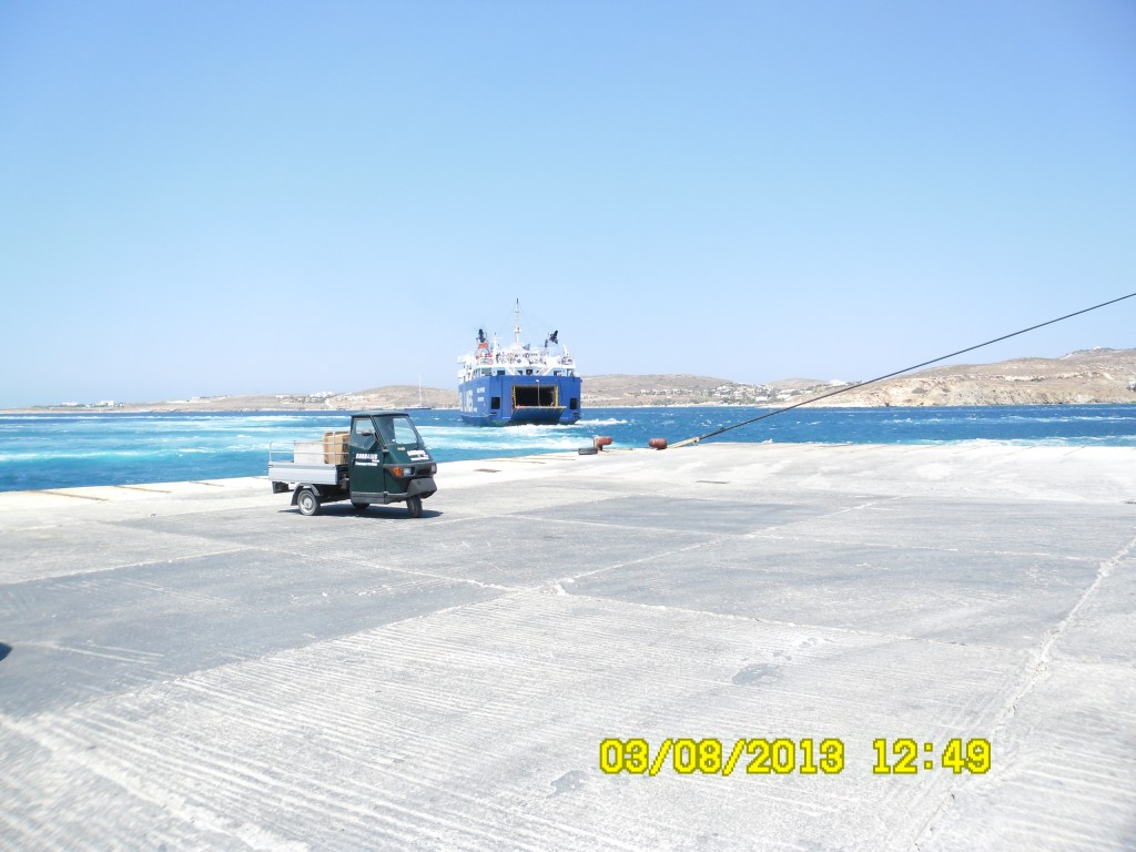 DÉPART DE MYKONOS