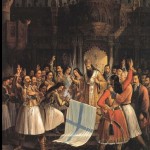 LE POPE DE PATRAS BÉNI LE DRAPEAU DE LA RÉVOLUTION