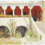 VUE DE LA MAISON DE BOUBOULINA  D’APRÈS UNE PEINTURE