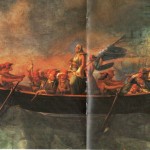 BOUBOULINA ARRIVE A NAFPLION VIELLE PEINTURE