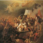 BATAILLE AVEC LES TURCS DE LA SORTIE DE MISSOLONGHI 1853