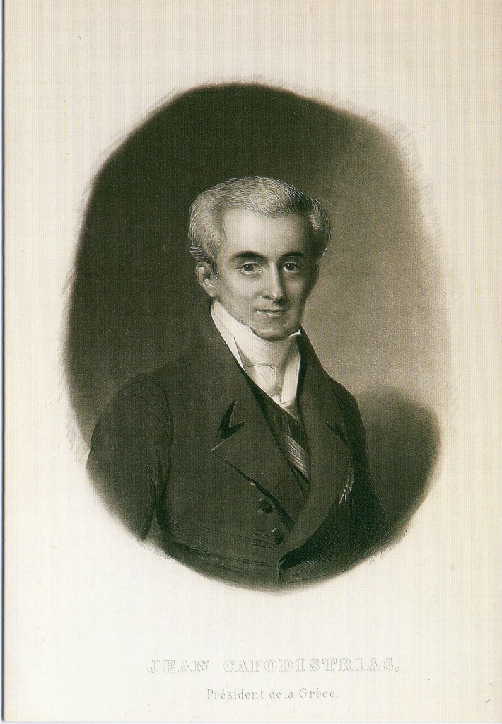 JEAN CAPODISTRIA  
PRESIDENT DE LA GRECE